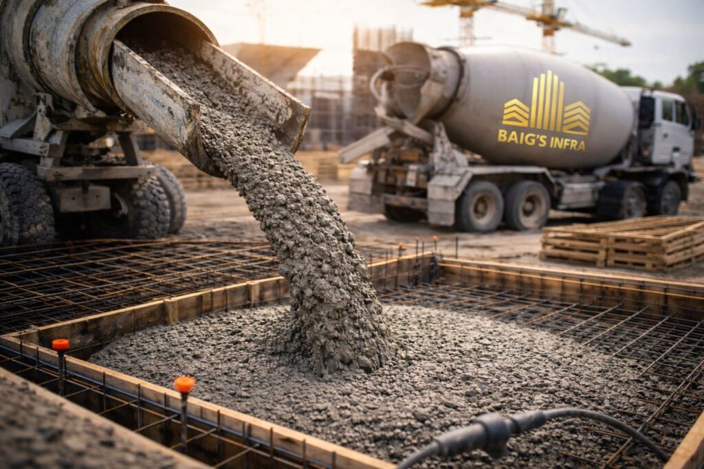 high grade ready-mix concrete
