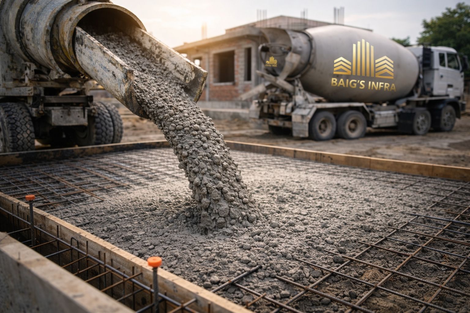 slab ready-mix concrete for ihb